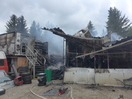 Brand eines Autoverwertungsbetriebes in Ried