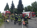Brand eines Autoverwertungsbetriebes in Ried
