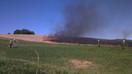 Getreidefeldbrand in Oberham / Untereselbach