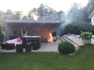 Brand eines Gasgrillers in Gonetsreith