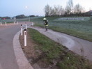 Ölspur, Kreisverkehr B141 Höhe Fa. Angermayr