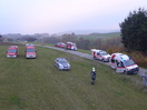 Verkehrsunfall mit eingeklemmter Person in Eberschwang