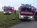 Verkehrsunfall mit eingeklemmter Person in Eberschwang