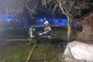 Brand eines landwirtschaftlichen Objekts in Breiningsham