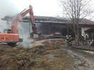 Brand eines landwirtschaftlichen Objektes