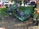 Verkehrsunfall mit eingeklemmter Person