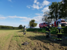 Verkehrsunfall mit eingeklemmter Person