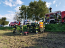 Verkehrsunfall mit eingeklemmter Person