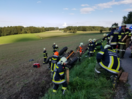 Verkehrsunfall mit eingeklemmter Person