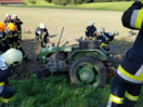 Verkehrsunfall mit eingeklemmter Person