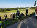 Verkehrsunfall mit eingeklemmter Person