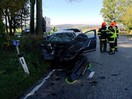 Verkehrsunfall eingeklemmte Person