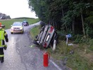 Aufräumarbeiten nach VU, B143