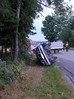 Aufräumarbeiten nach VU, B143
