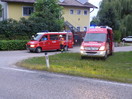Aufräumarbeiten nach VU, B143