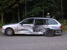 Aufräumarbeiten nach VU, B143