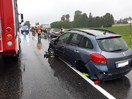 Verkehrsunfall mit 5 beteiligten Fahrzeugen