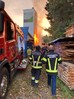 Brand: Silo einer Tischlerei