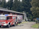 Brand: Silo einer Tischlerei