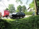 Aufräumarbeiten nach Verkehrsunfall in Dürnberg