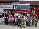 Kindergarten zu Gast bei der Feuerwehr