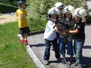 Kinder zu Gast bei der Feuerwehr