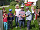 Kindergarten zu Gast bei der Feuerwehr