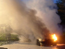 Übungen: KFZ-Brand u. Hydr. Rettungsgerät