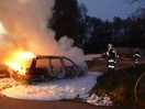 Übung: VU mit PKW-Brand u. Rettungsgerät