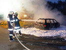 Übung: VU mit PKW-Brand u. Rettungsgerät