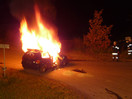 Übung: VU mit PKW-Brand u. Rettungsgerät