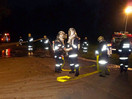 Übung: VU mit PKW-Brand u. Rettungsgerät