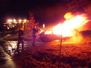 Übung: PKW-Brand und Personenrettung