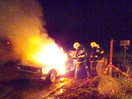 Übung: PKW-Brand und Personenrettung