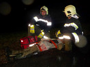 Übung: PKW-Brand und Personenrettung