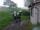 Übung: Brand eines landw. Objektes in Obermauer