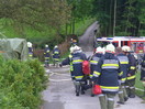 Übung: Brand eines landw. Objektes in Obermauer