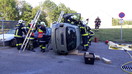 Verkehrsunfall eingeklemmte Person