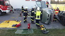 Verkehrsunfall eingeklemmte Person