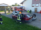 Übung: Verkehrsunfall eingeklemmte Person