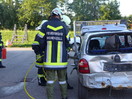 Übung: Verkehrsunfall eingeklemmte Person