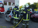 Übung: Verkehrsunfall eingeklemmte Person
