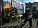 Übung: Brandcontainer Atemschutz