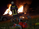 Übung: KFZ Brand