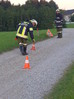 Übung VU mit eingeklemmter Pers./Autobrand