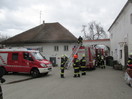 Übung: Brand am Knittlingerhof