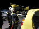 Übung mit hydraulischem Rettungsgerät