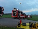 Übung Verkehrsunfall mit eingeklemmter Person