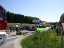 Großübung: Verkehrsunfall B141