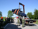 Großübung: Verkehrsunfall B141